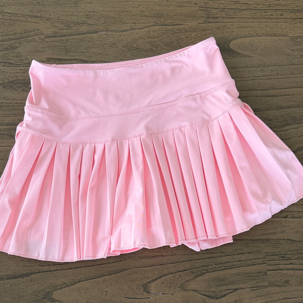 Women’s Pink Pleated Skater Skirt